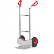 Diable pour Charges Hautes Aluminium - Pelle 320x250mm - Roues Pneumatique - 150kg