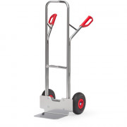 Diable pour Charges Hautes Aluminium - Pelle 320x250mm - Roues Pneumatique - 200kg