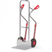 Diable pour Charges Hautes Aluminium - Pelle 480x300mm - Roues Anti-crevaison - 200kg
