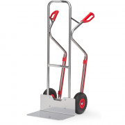Diable pour Charges Hautes Aluminium - Pelle 480x300mm - Roues Anti-crevaison - 200kg