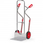 Diable pour Charges Hautes Aluminium - Pelle 480x300mm - Roues Caoutchouc - 200kg