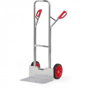 Diable pour Charges Hautes Aluminium - Pelle 480x300mm - Roues Caoutchouc - 200kg
