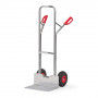 Diable pour Charges Hautes Aluminium - Pelle 480x300mm - Roues Pneumatique - 200kg