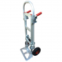 Diable aluminium modulable en chariot 250/350 kg