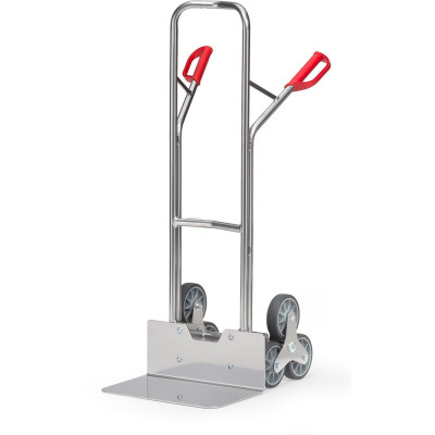 Diable Escalier Aluminium - 3 Roues en Étoile - Pelle 480x300mm - 200kg