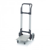 Diable pour bacs Euronorm – Charge 160 kg – Surface 29,2 x 37 cm – Réglable en hauteur
