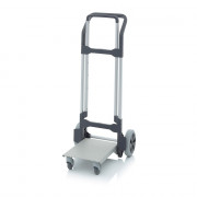 Diable pour bacs Euronorm – Charge 160 kg – Surface 29,2 x 37 cm – Réglable en hauteur