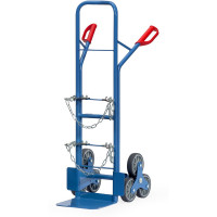 Diable Escalier Porte-bouteilles - 1 Bouteille - 20-50l - Roues Tpe - 200kg