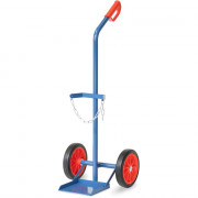 Diable Porte-bouteilles - 1 Bouteille - 20-50l - Roues Caoutchouc - 100kg