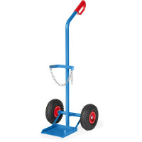 Diable Porte-bouteilles - 1 Bouteille - 20-50l - Roues Pneumatique - 100kg