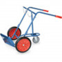 Diable Porte-bouteilles - 2 Bouteilles - 40-50l - Roues Caoutchouc - 150kg
