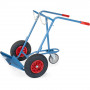 Diable Porte-bouteilles - 2 Bouteilles - 40-50l - Roues Pneumatique - 150kg