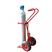 Diable pour chantier 1 bouteille, béquille escamotable 250kg
