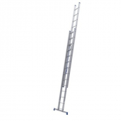 Échelle STARLINE coulisse à corde 2 plans de 3,93 à 4,49m
