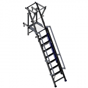 Paire de rampes pour plateforme de bâtiment