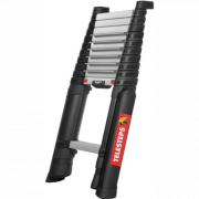 Échelle télescopique PRIME + Stabilisateurs + Pieds de sécurité