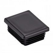 Bouchon à lamelles pour tube rectangulaire noir en polyéthylène