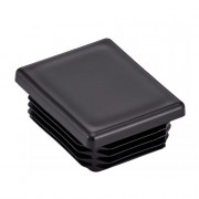 Bouchon à lamelles pour tube rectangulaire noir en polyéthylène