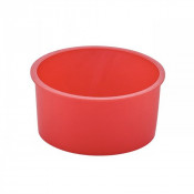 8 mm Bouchon Conique en Polyéthylène Rouge pour Tube Rond