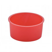 8 mm Bouchon Conique en Polyéthylène Rouge pour Tube Rond