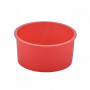 8 mm Bouchon Conique en Polyéthylène Rouge pour Tube Rond