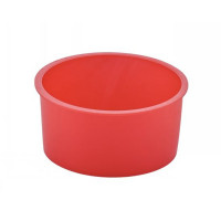 8 mm Bouchon Conique en Polyéthylène Rouge pour Tube Rond