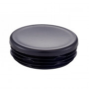 9 mm Bouchon À Lamelles Tube Rond Polyéthylène Noir