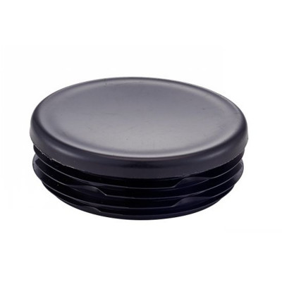9 mm Bouchon À Lamelles Tube Rond Polyéthylène Noir