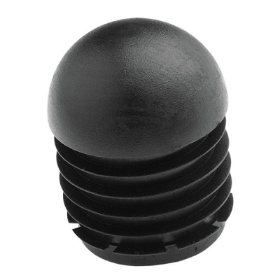 Embout à ailette rond intérieur cannelé tête semi sphérique