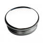 Embout à ailletes rond intérieur cannelé chrome brillant, mat