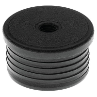 Embout rond percé pour tige fileté M8
