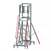 Escabeau de rayonnage en aluminium
