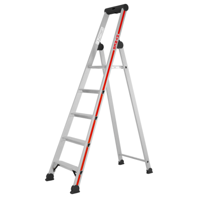 Escabeau simple avec plateforme de 1,25 à 2,40m