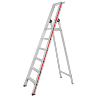Escabeau simple avec plateforme de 2,48 à 3,87m