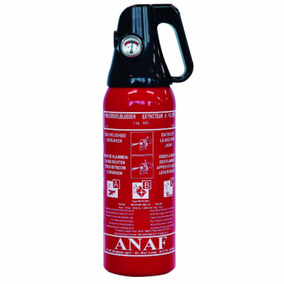 Extincteur poudre avec poignée ABC pression permanente - 1KG