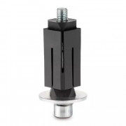 Fixation Expan Carrée 24–27 – Serrage performant – Vis inox – Tente