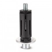Fixation Expan Ronde 19–21,5 – Serrage sûr – Vis inox – Tente