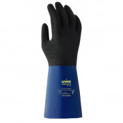 Gants Produits Chimiques Noir et Bleu - Protection mécanique