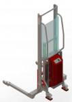 Gerbeur Levfix™ levée électrique, longerons encadrants, 600 kg