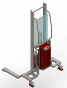 Gerbeur Levfix™ levée électrique, longerons passe-palette, 300 kg