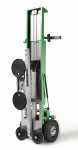 Gerbeur Tiller® avec accessoire ventouses, levée électrique, 75 kg