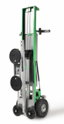 Gerbeur Tiller® avec accessoire ventouses, levée électrique, 75 kg