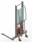 Gerbeur Levfix™ levée manuelle, longerons encadrants, 300 kg