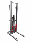 Gerbeur Levfix™ levée manuelle, longerons standards avec galets boggies, 300 kg