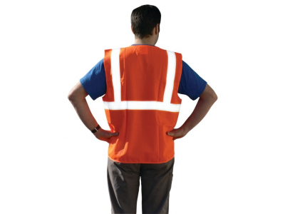 Gilets Baudrier Jaune ou Orange Fluo et Réfléchissant