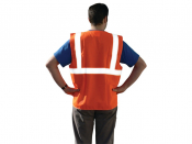 Gilets Baudrier Jaune ou Orange Fluo et Réfléchissant - XL Bretelles Ceinture Rétroréfléchissantes
