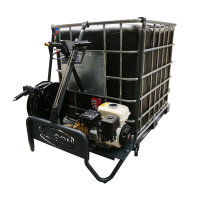 Cuve IBC transport 1000 L équipée pompe et nettoyeur haute pression Cuve IBC transport 1000 L équipée pompe et nettoyeur haute pression