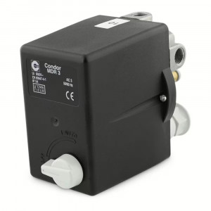 Pressostat 4 Voies 3/8 MDR3 10 Bar 7,5CV – Protection Compresseur – ABAC