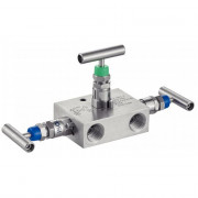 manifold 3 voies 2 arrêts inox 316L - Raccordement fiable