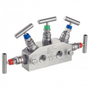 manifold 5 voies inox 316L - 2 arrêts et équilibrages